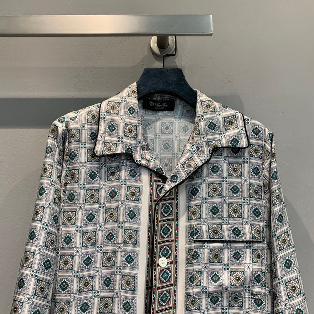 LORO PIANA 26S SILK SHIRT 686