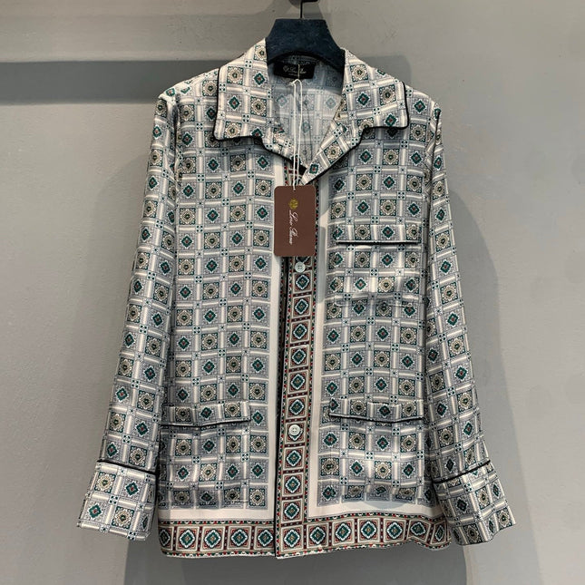 LORO PIANA 26S SILK SHIRT 686