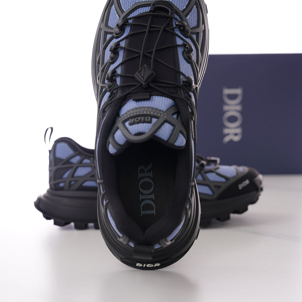 CD B31 SNEAKER BLACK AND PURPLE MESH FABRIC