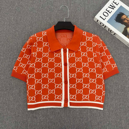 GUCCI 26S SHORT-SLEEVE KNITTED CARDIGAN 560
