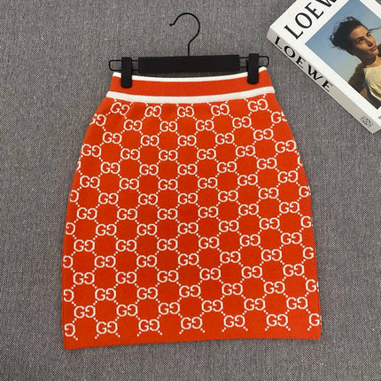 GUCCI 26S KNITTED MIDI SKIRT 559