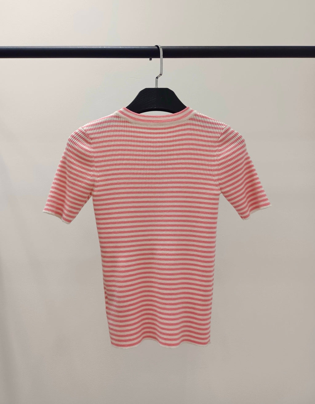 CHANEL 26S SHORT SLEEVE KNIT T-SHIRT STYLE 1227