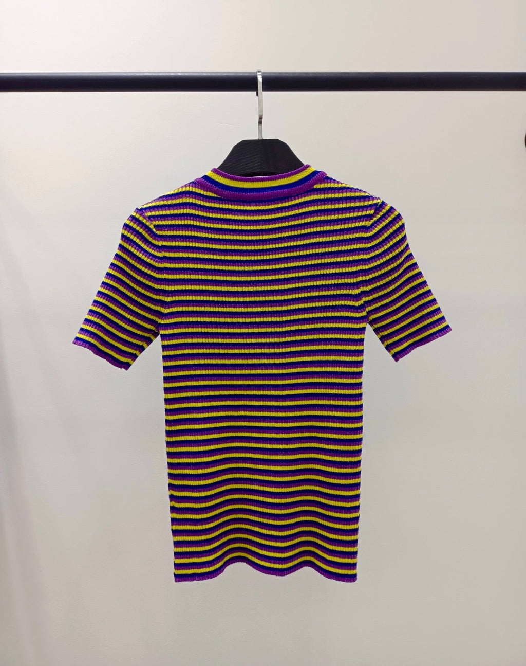 CHANEL 26S SHORT SLEEVE KNIT T-SHIRT STYLE 1226