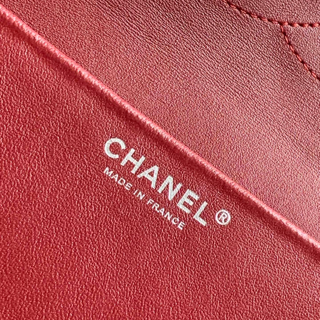 CHANEL 26S SOUPLISSIMO MAXI FLAP 39 IN BROWN GRAINED CALFSKIN SILVER HARDWARE