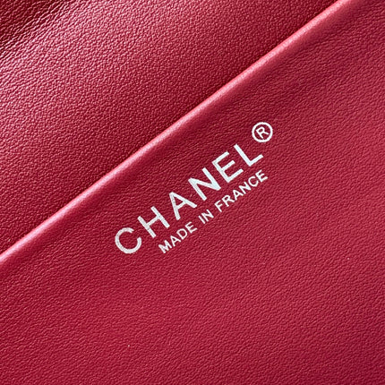 CHANEL 26S SOUPLISSIMO MAXI FLAP 39 IN CARAMEL BROWN GRAINED CALFSKIN SILVER HARDWARE