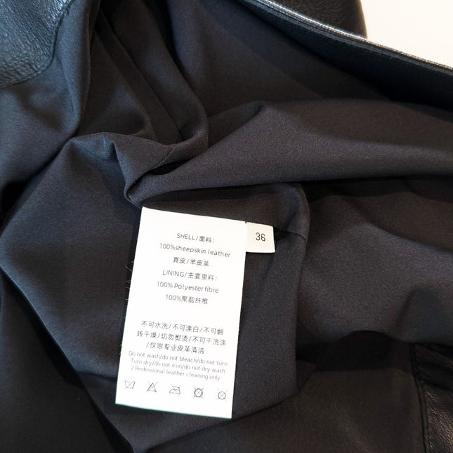 HERMES 25S LEATHER-BUCKLE WAIST VEST DRESS 120