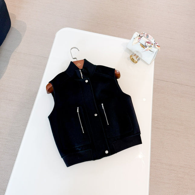 HERMES 25S SLEEVELESS JACKET 121