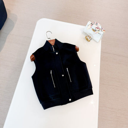 HERMES 25S SLEEVELESS JACKET 121