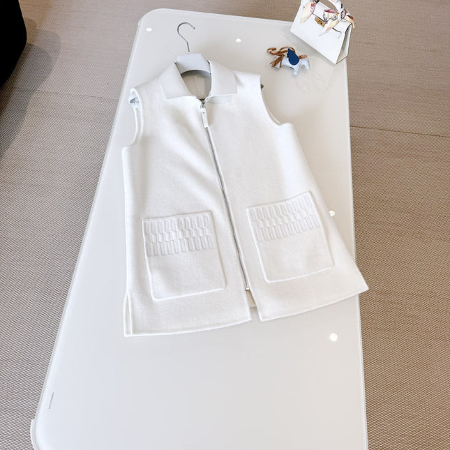 HERMES 25S SLEEVELESS VEST JACKET 477