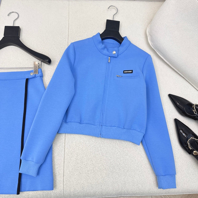 MIUMIU JACKET AND SKIRT SET STYLE 861