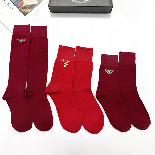 PRADA 26S CREW SOCKS 544099 (1 BOX)