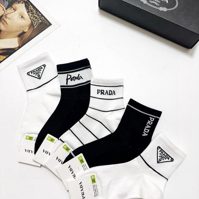 PRADA 26S ANKLE SOCKS 346700 (1 BOX)