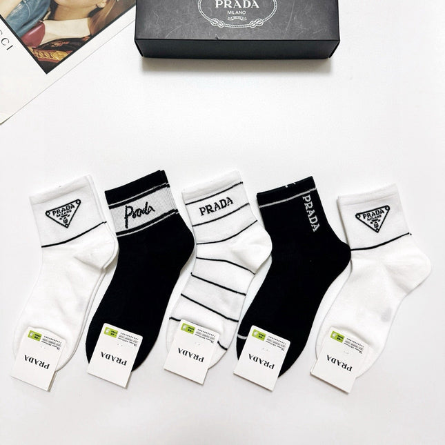 PRADA 26S ANKLE SOCKS 346700 (1 BOX)