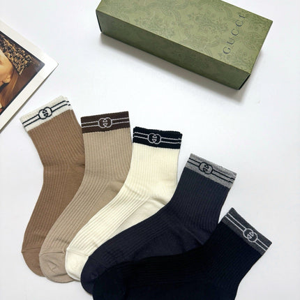 GUCCI 26S CREW SOCKS 355383 (1 BOX)