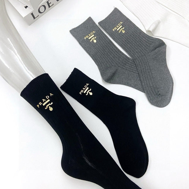 PRADA 26S CREW SOCKS 394011 (1 BOX)