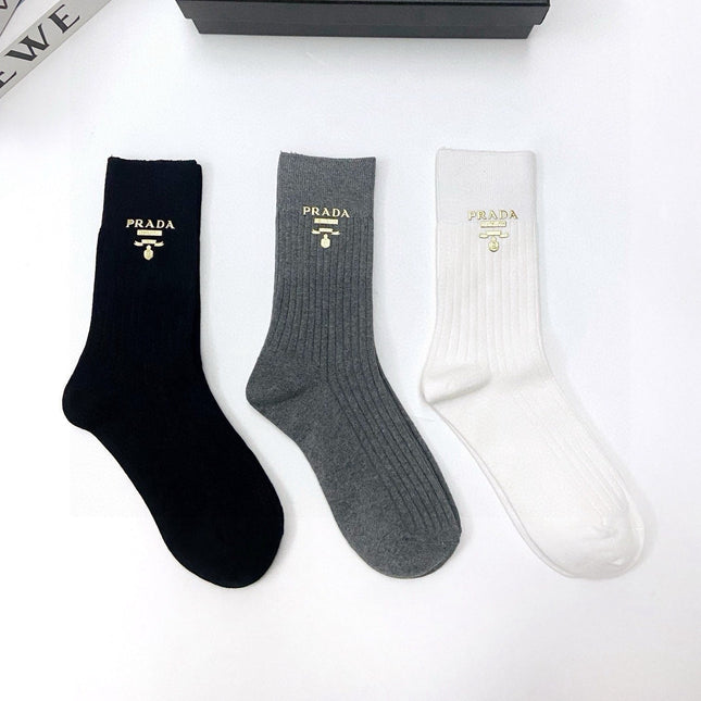 PRADA 26S CREW SOCKS 394011 (1 BOX)
