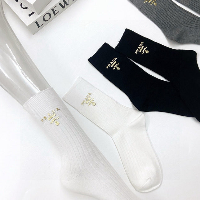 PRADA 26S CREW SOCKS 394011 (1 BOX)