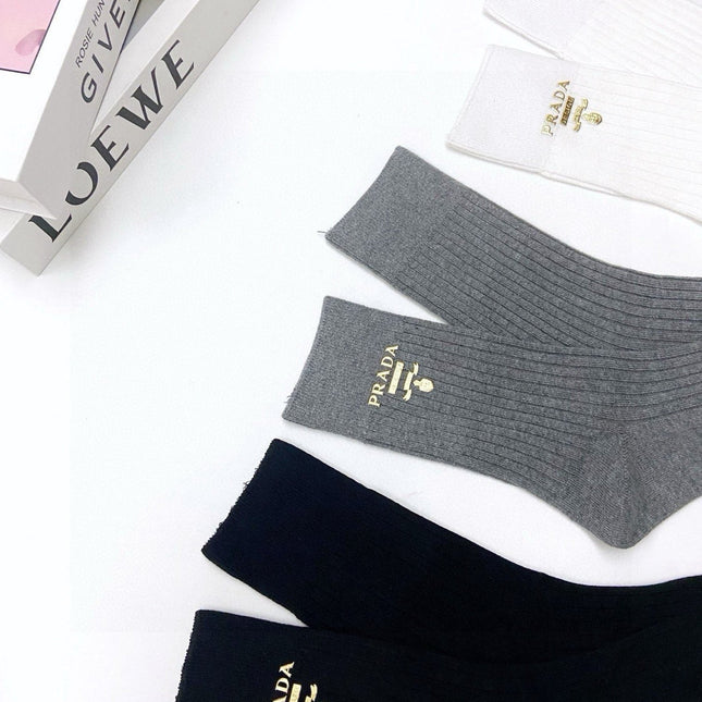 PRADA 26S CREW SOCKS 394011 (1 BOX)