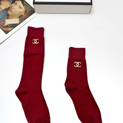 CHANEL 26S CREW SOCKS 397279 (1 BOX)