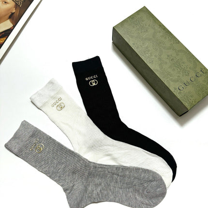 GUCCI 26S CREW SOCKS 395191 (1 BOX)