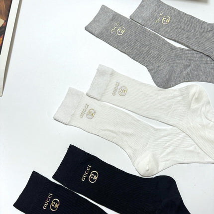 GUCCI 26S CREW SOCKS 395191 (1 BOX)