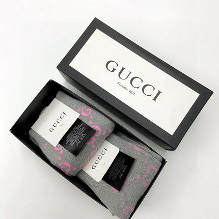 GUCCI 26S CREW SOCKS 398745 (1 BOX)