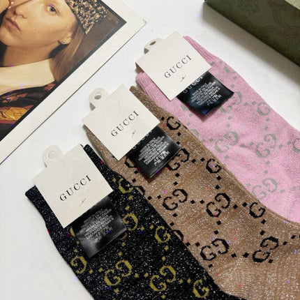 GUCCI 26S CREW SOCKS 400450 (1 BOX)