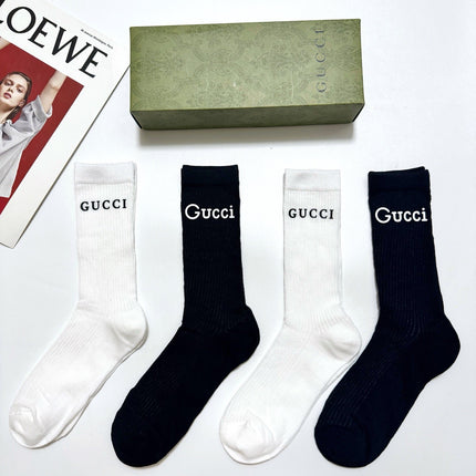 GUCCI 26S CREW SOCKS 400461 (1 BOX)
