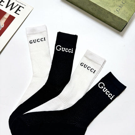 GUCCI 26S CREW SOCKS 400461 (1 BOX)