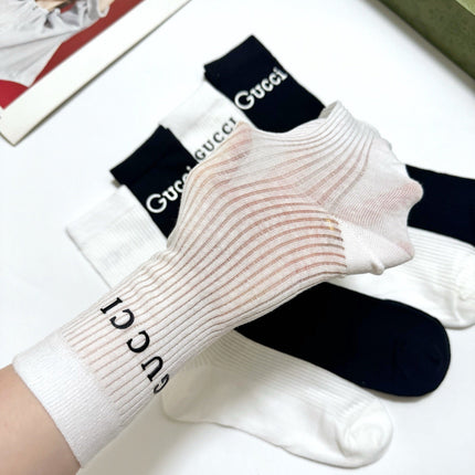 GUCCI 26S CREW SOCKS 400461 (1 BOX)