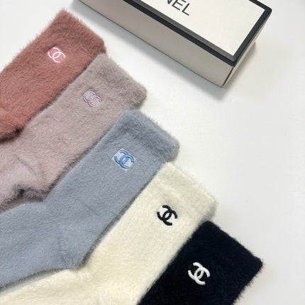 CHANEL 26S CREW SOCKS 403634 (1 BOX)