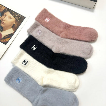 CHANEL 26S CREW SOCKS 403634 (1 BOX)