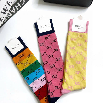 GUCCI 26S MID-CREW SOCKS 405361 (1 BOX)