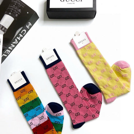 GUCCI 26S MID-CREW SOCKS 405361 (1 BOX)