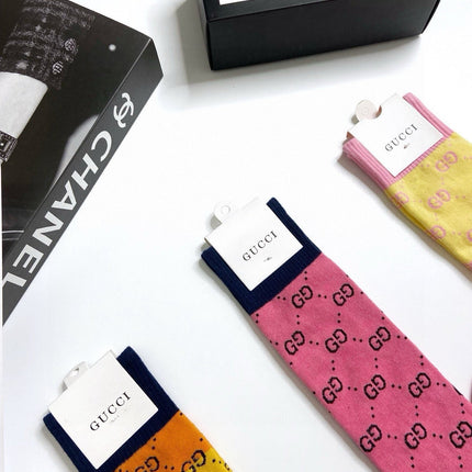 GUCCI 26S MID-CREW SOCKS 405361 (1 BOX)