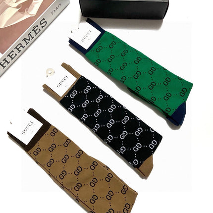 GUCCI 26S MID-CREW SOCKS 405362 (1 BOX)