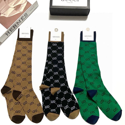 GUCCI 26S MID-CREW SOCKS 405362 (1 BOX)