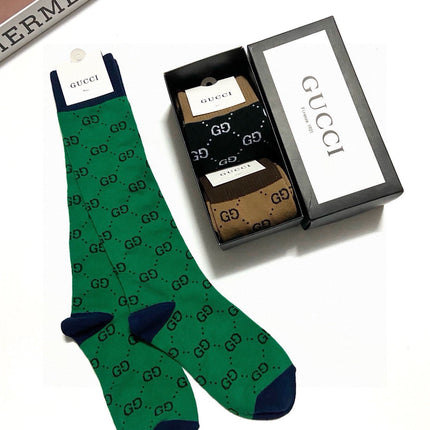 GUCCI 26S MID-CREW SOCKS 405362 (1 BOX)