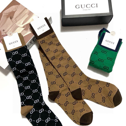 GUCCI 26S MID-CREW SOCKS 405362 (1 BOX)