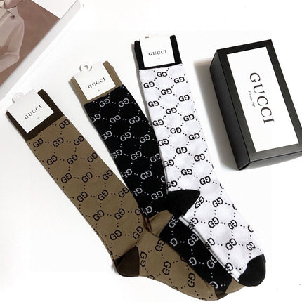 GUCCI 26S MID-CREW SOCKS 405363 (1 BOX)