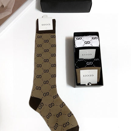 GUCCI 26S MID-CREW SOCKS 405363 (1 BOX)