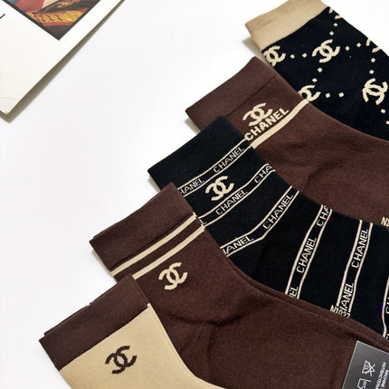 CHANEL 26S ANKLE SOCKS 405370 (1 BOX)
