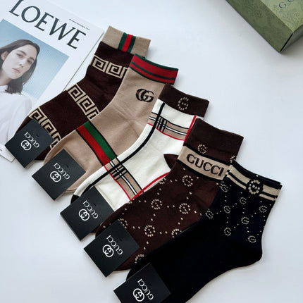 GUCCI 26S ANKLE SOCKS 405373 (1 BOX)