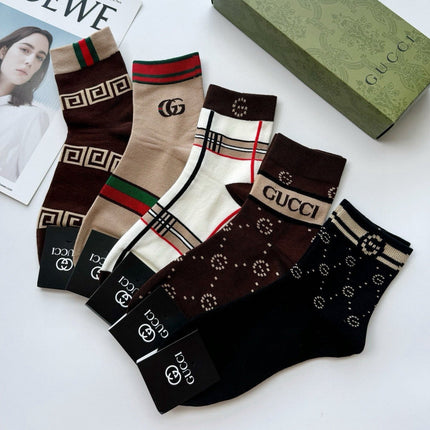 GUCCI 26S ANKLE SOCKS 405373 (1 BOX)