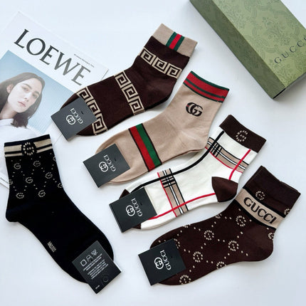 GUCCI 26S ANKLE SOCKS 405373 (1 BOX)
