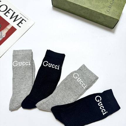 GUCCI 26S CREW SOCKS 405387 (1 BOX)
