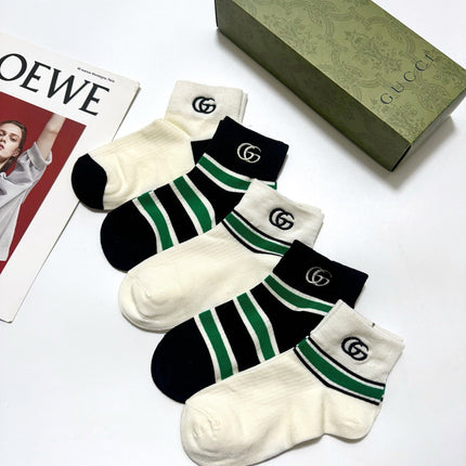 GUCCI 26S ANKLE SOCKS 407175 (1 BOX)