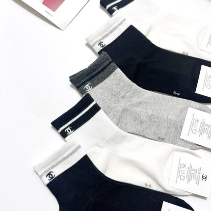 CHANEL 26S ANKLE SOCKS 407179 (1 BOX)