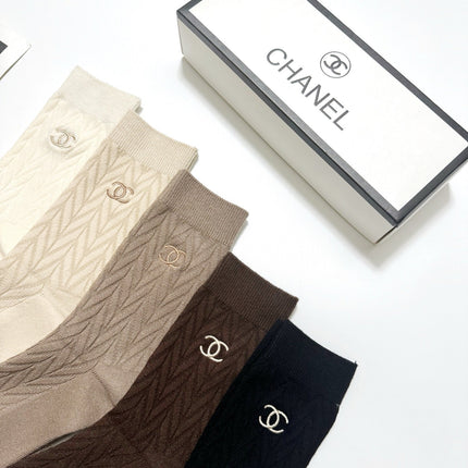 CHANEL 26S CREW SOCKS 407181 (1 BOX)