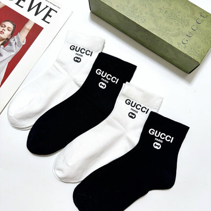 GUCCI 26S ANKLE SOCKS 407183 (1 BOX)